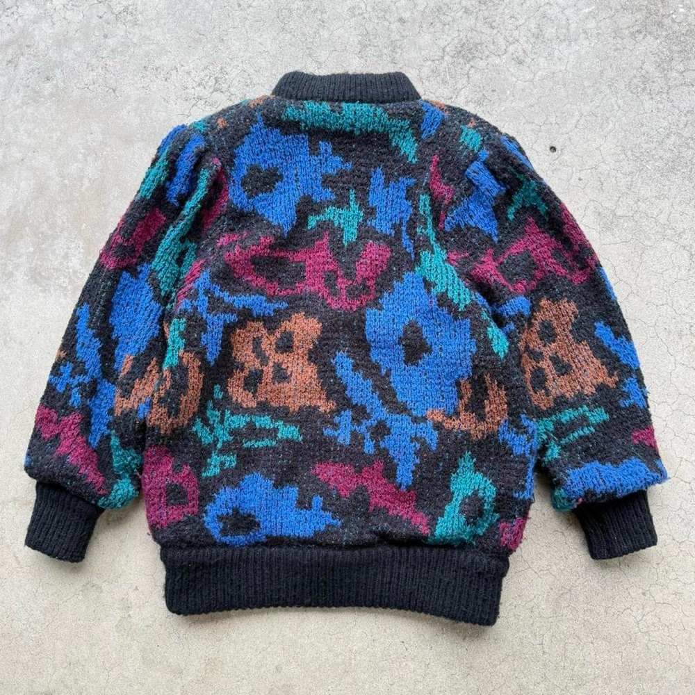 Vintage 80’s Rochelle California Colorful Abstract ZipUp Lined Jacket - Picture 8 of 8